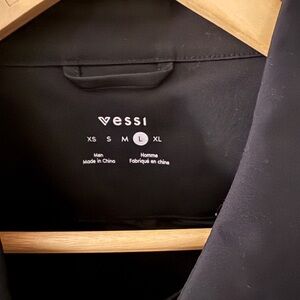 Vessi Westerly Coach Jacket Black Waterproof Men’s Large